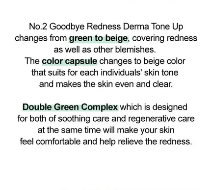 NUMBUZIN No.2 Goodbye Redness Derma Tone Up 50mL - Image 6