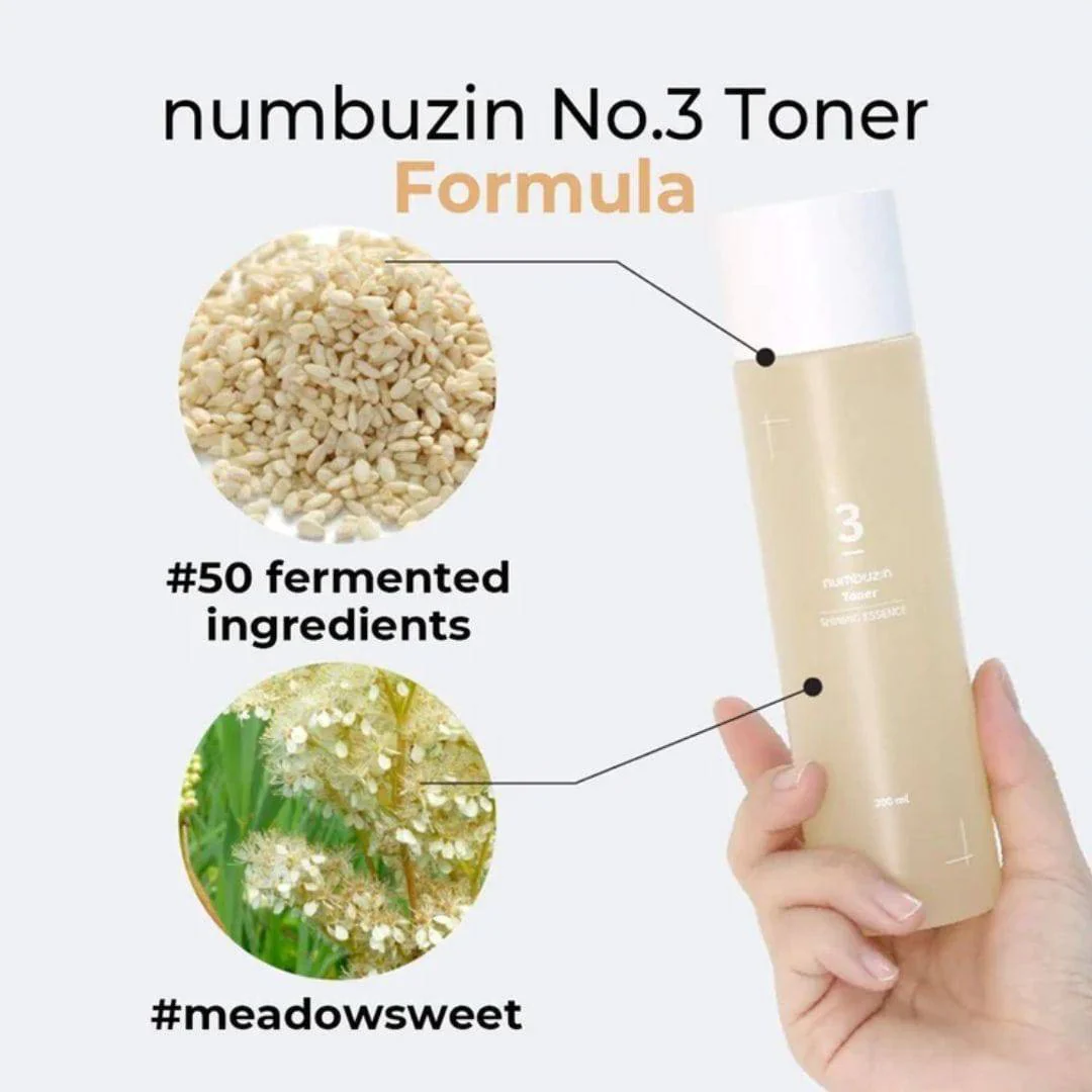 Numbuzin No.3 Super Glowing Essence Toner - Image 4