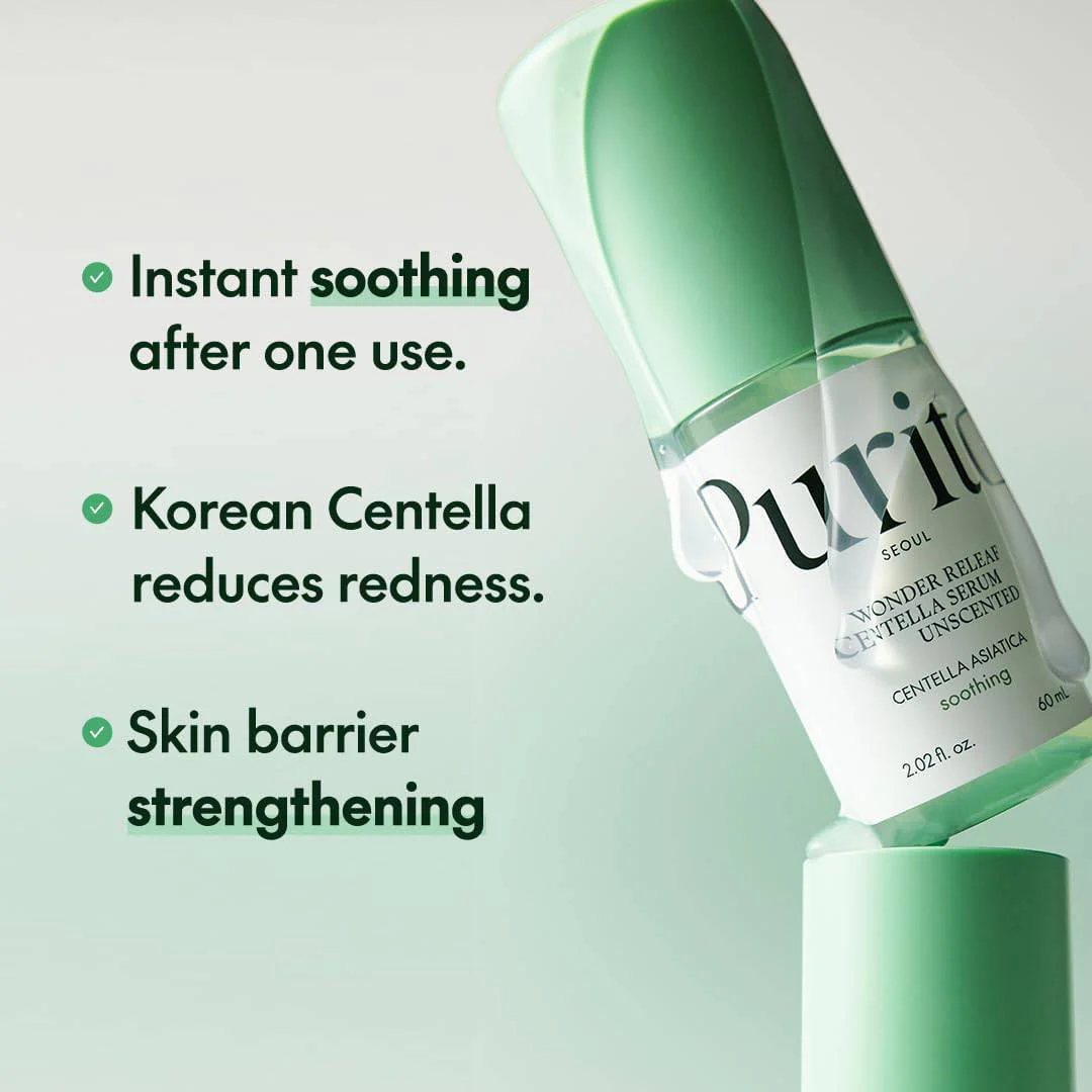 PURITO SEOUL Wonder Releaf Centella Serum Unscented 60mL - Image 4