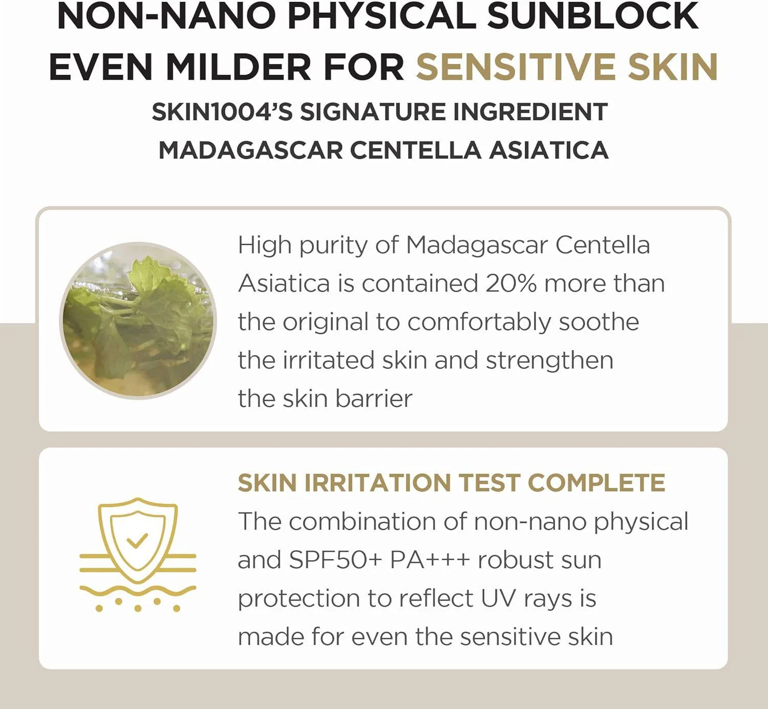 SKIN1004 Madagascar Centella Air-Fit Suncream Light SPF30+ PA++++ 50mL - Image 3