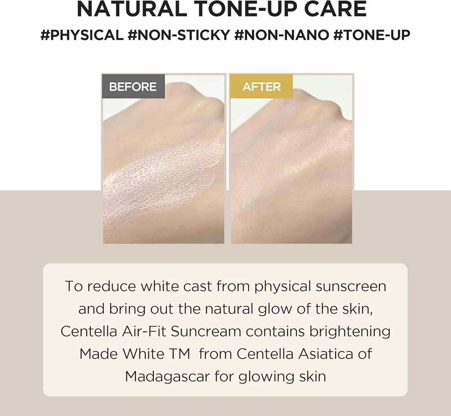 SKIN1004 Madagascar Centella Air-Fit Suncream Light SPF30+ PA++++ 50mL - Image 5