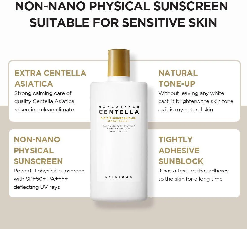 SKIN1004 Madagascar Centella Air-Fit Suncream Light SPF30+ PA++++ 50mL - Image 6