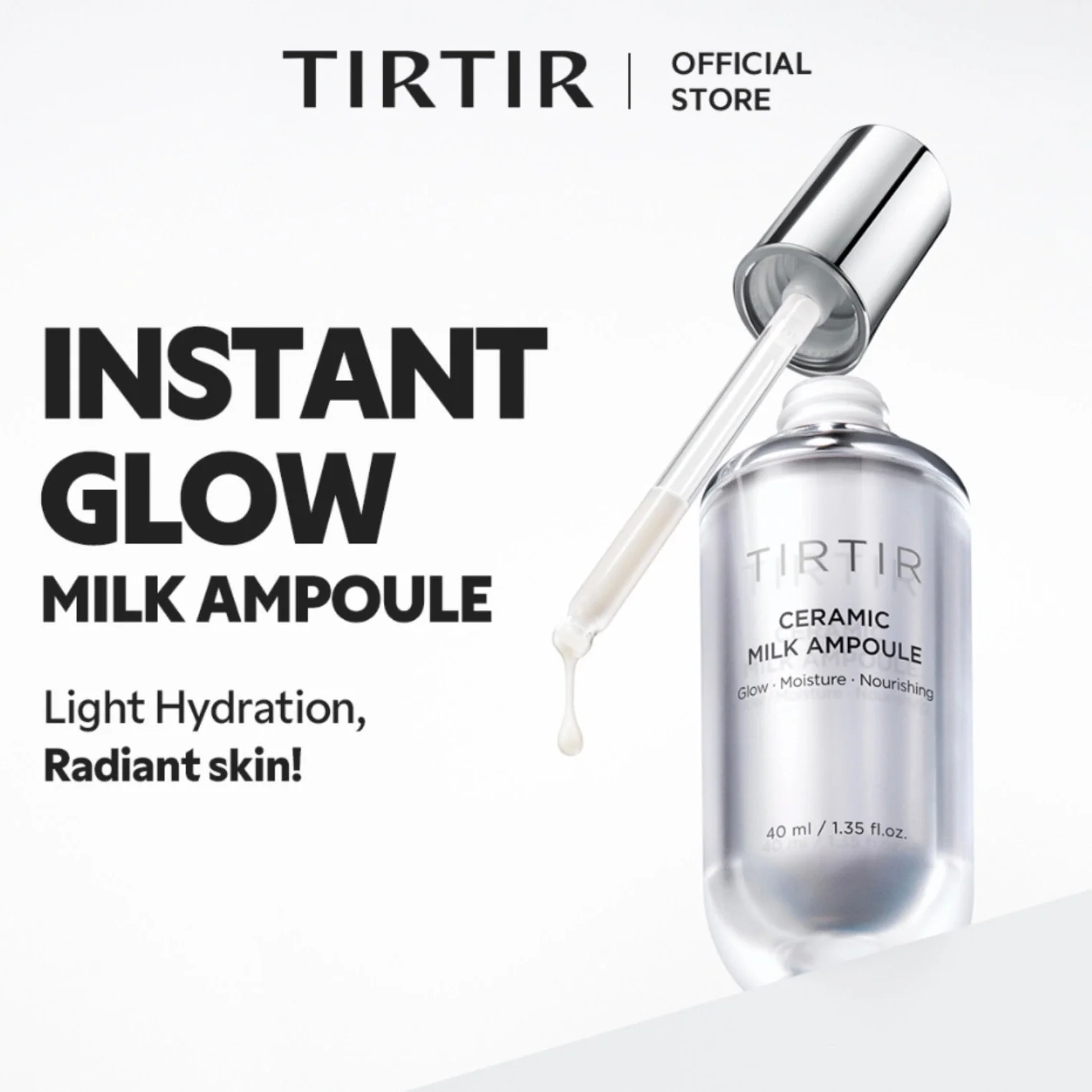 TIRTIR Ceramic Milk Ampoule 40mL - Image 5
