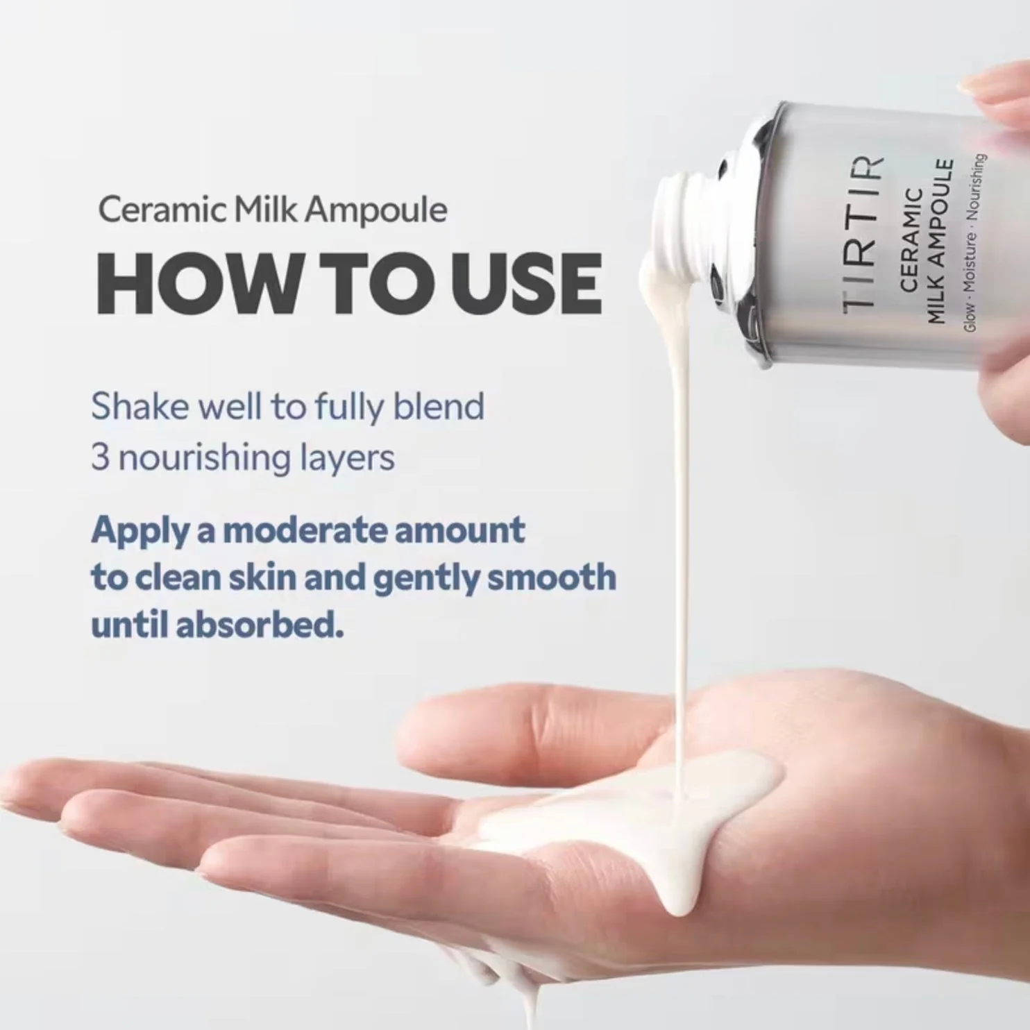 TIRTIR Ceramic Milk Ampoule 40mL - Image 6