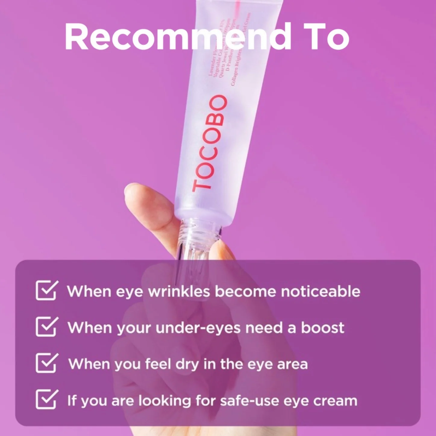 TOCOBO Collagen Brightening Eye Gel Cream 30mL - Image 6