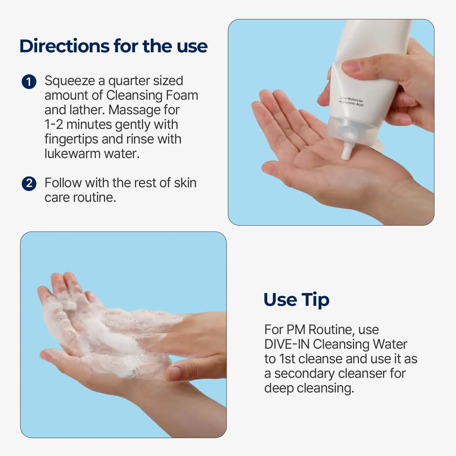 TORRIDEN Dive In Low Molecular Hyaluronic Acid Cleansing Foam - Image 7