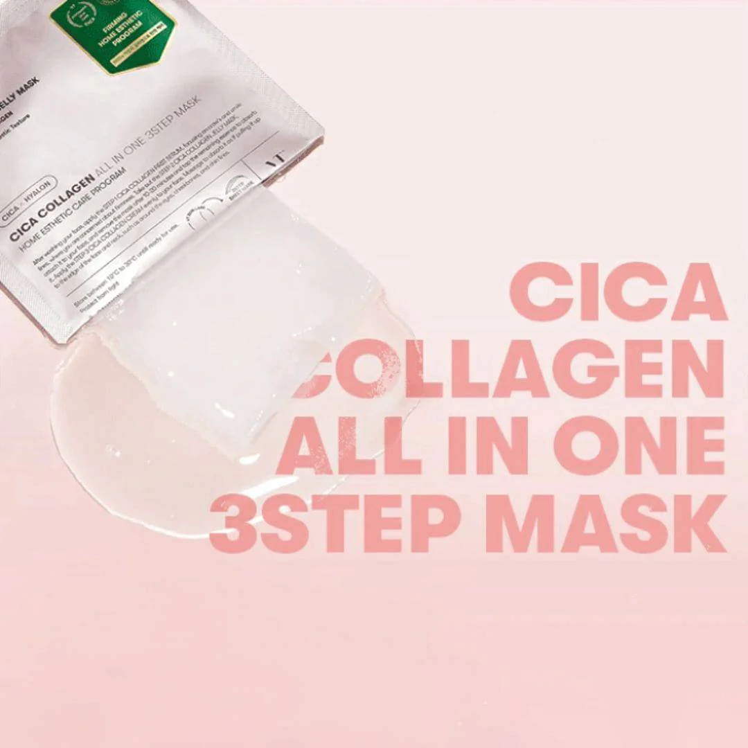 VT COSMETICS Cica Collagen All-in-One 3-Step Mask - Image 3