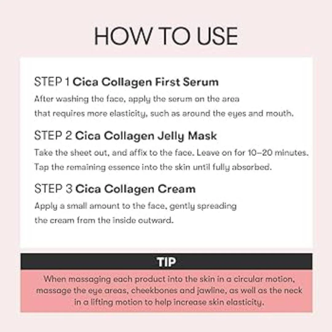 VT COSMETICS Cica Collagen All-in-One 3-Step Mask - Image 6